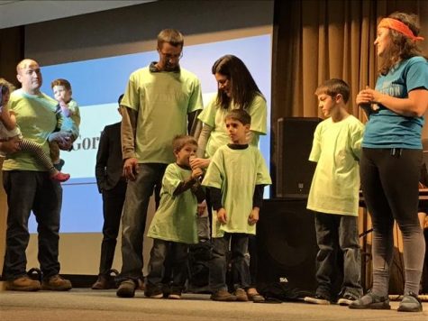 Lisa Penninga and her son, Lincoln, have gone through many hardships and were honored at GVSU fundraiser