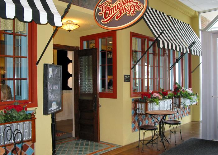 The Omelette Shoppe is perfect with its tasty breakfast food and welcoming atmosphere