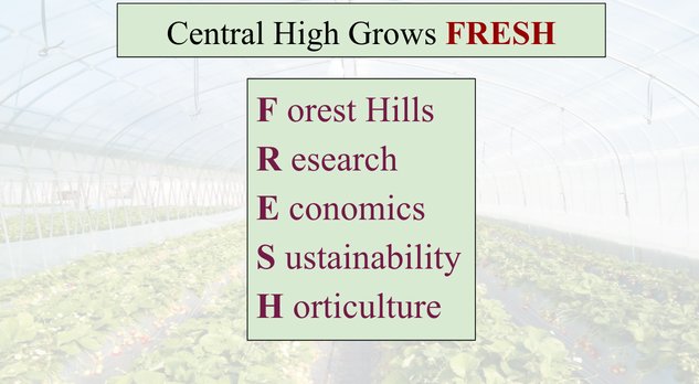 FHC to implement greenhouse for both students and community