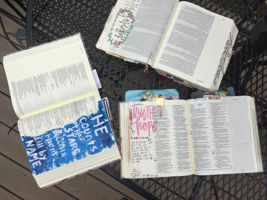 Abby Burr finds talent and growth through Bible journaling