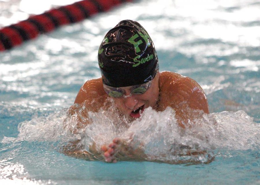 Boys swim and dive has first conference win over Northview 106-76