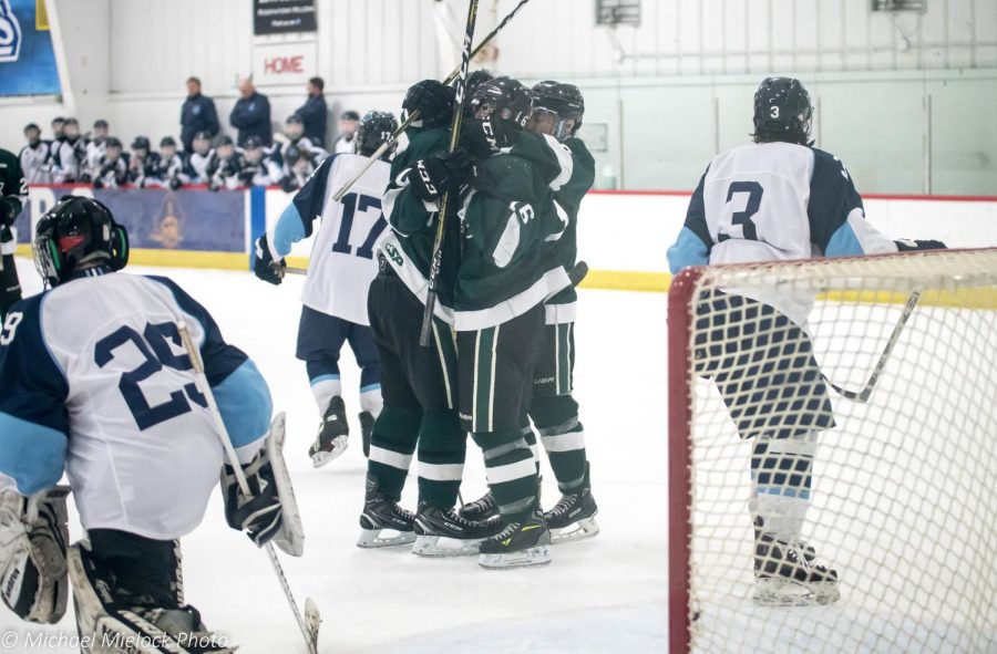 Hockey slips by Hudsonville 6-5 to win its fifth straight game