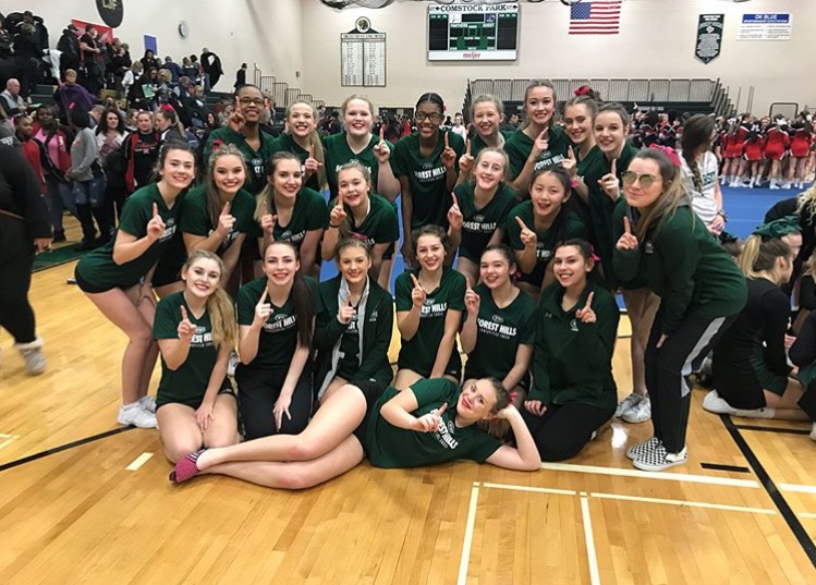 Competitive cheer takes third at the FHN North Star Invite