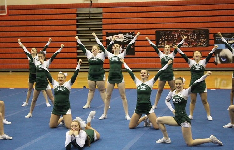 Competitive cheer takes seventh at first competition