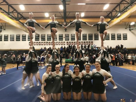Competitive cheer scores high at the Comstock Park Invite