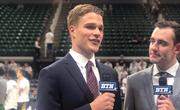 Joe Freihofer has found many opportunities at MSU to pursue his love for sports reporting