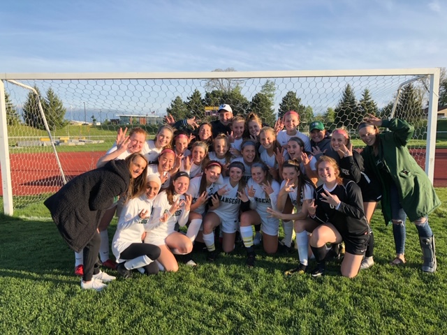Girls varsity soccer clinches OK White Conference championship with a commanding 8-0 win over Greenville