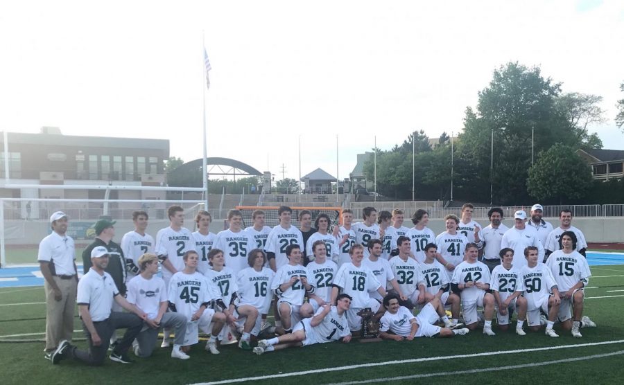 Despite slow start, boys varsity lacrosse claims eighth straight Regional championship with 17-4 win over FHN