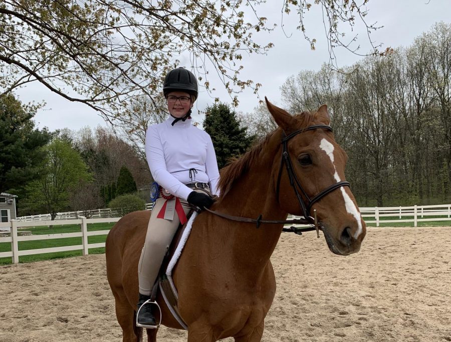 Among her horses and animals, Dani Ohlman feels joyful