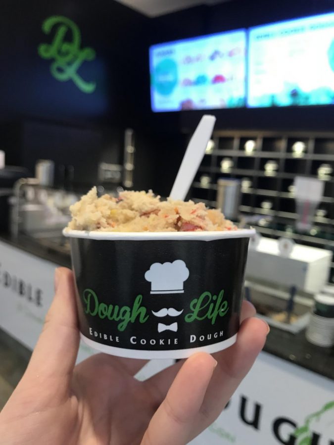 Woodland Mall’s newest eatery, Dough Life, is a perfect spot for cookie dough lovers