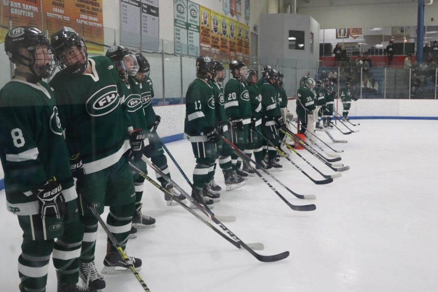 Hockey rebounds with two resume-building non-conference wins over Grand Rapids Catholic Central and Big Rapids