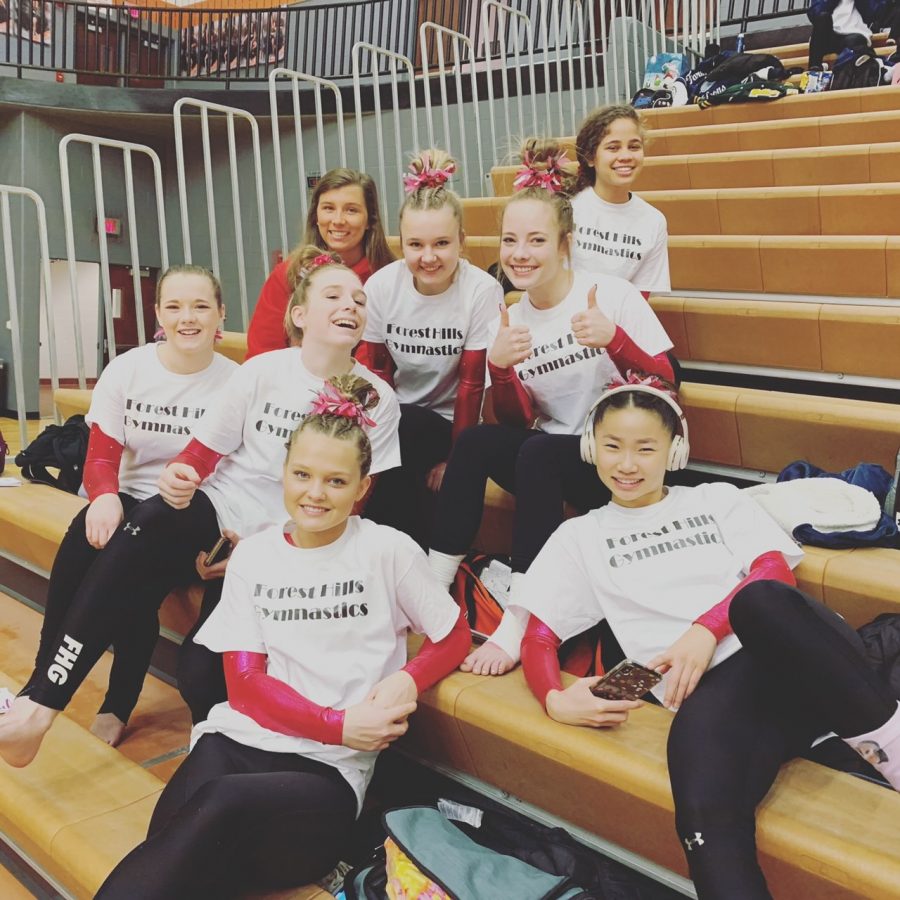 Varsity gymnastics finds success against Rockford