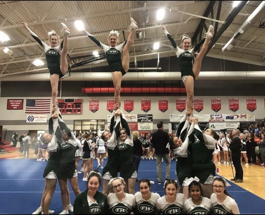 Competitive cheer ends season on high note despite not advancing to Regionals