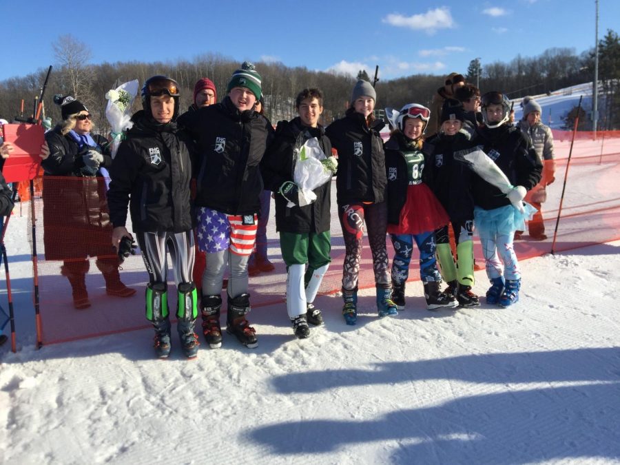 Varsity Ski team faces tough course conditions on senior night