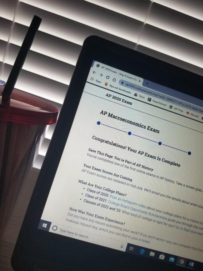 Online testing for AP classes caused complications