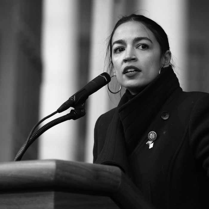 Alexandria+Ocasio-Cortez+on+January+19%2C+2019+at+the+Womens+March+in+New+York.+Here+she+gave+a+speech+at+the+Womens+Unity+Rally.