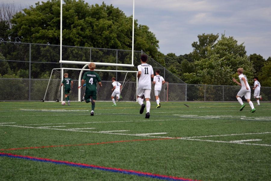 Boys JV soccer narrowly drops opening game to Lowell 1-0