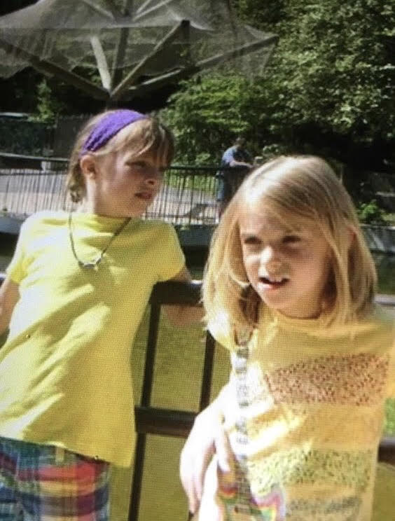 Jessie Warren (said best friend) and I at John Ball zoo one year. We clearly had impeccable fashion taste!