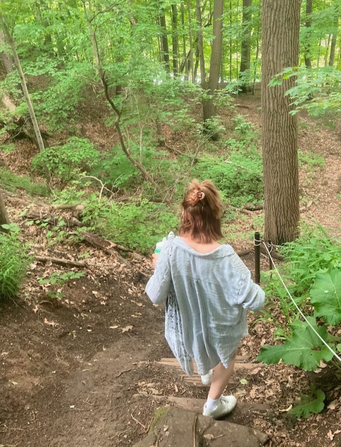 My best friend took this photo of me on a hike the other day. I feel like it symbolizes a beginning of some kind.