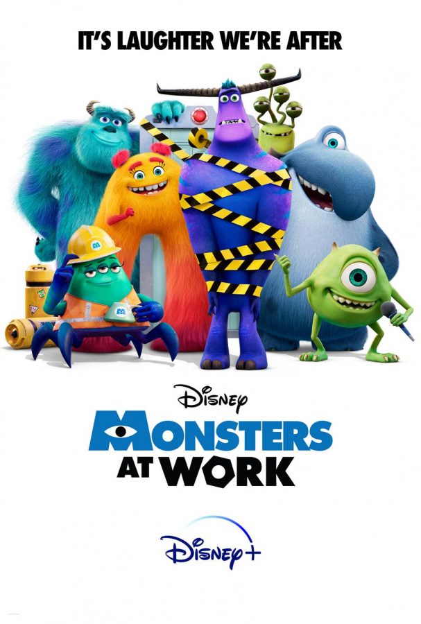 The+poster+of+Monsters+at+Work+includes+a+mix+of+old+and+new+faces+to+Disney+fans.