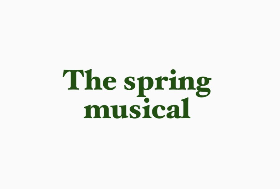 The spring musical