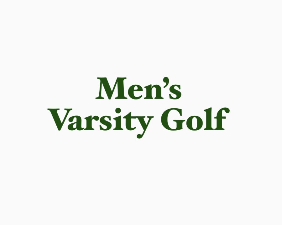 Mens Varsity Golf
