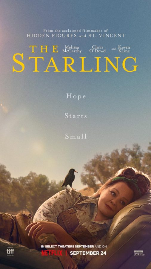 The poster for Netflix Original movie, the Starling, starring Melissa McCarthy.