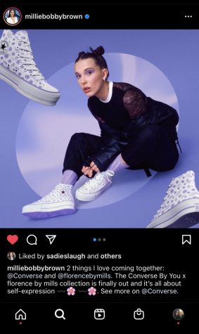 Millie Bobby Brown carries over her young age into her Converse line
