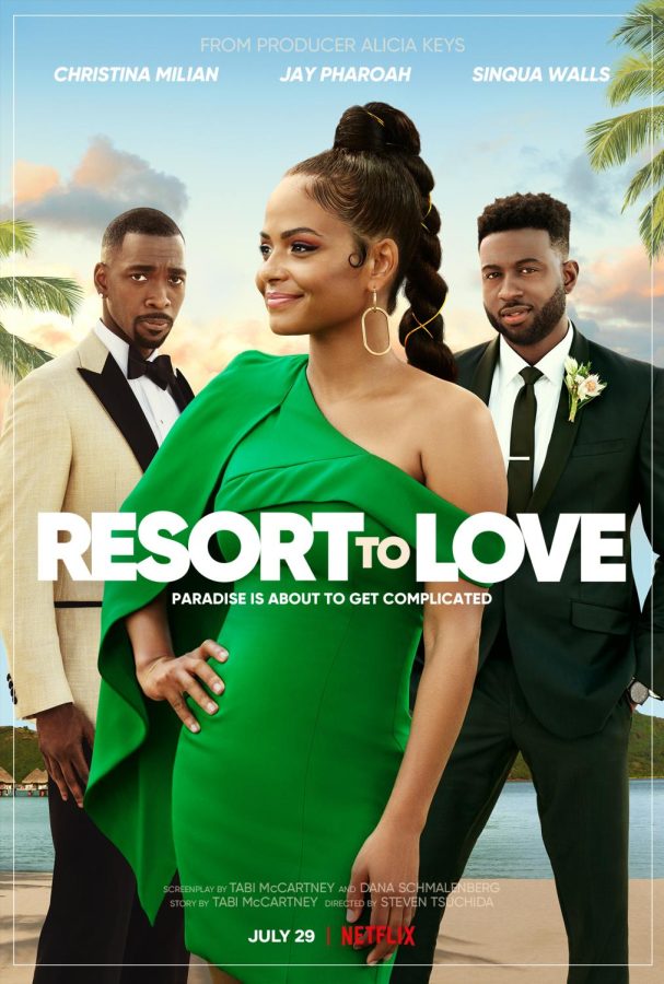 The movie poster for Resort to Love 