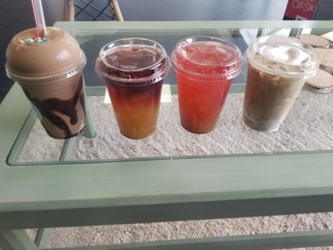 The beautiful drinks that I ordered.They make me feel aesthetic.