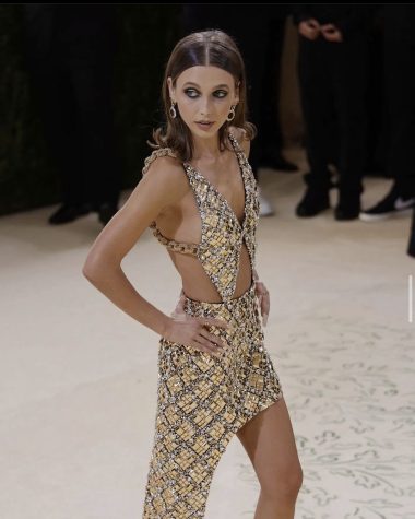 Emma wears her beautiful Louis Vuitton outfit at the Met Glala