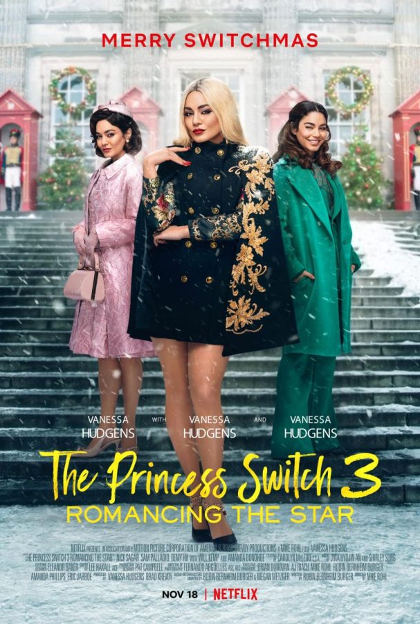 The movie poster for The Princess Switch 3: Romancing the Star. 