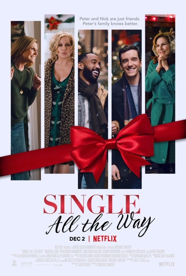 The cover for the netflix movie, Single All the Way.