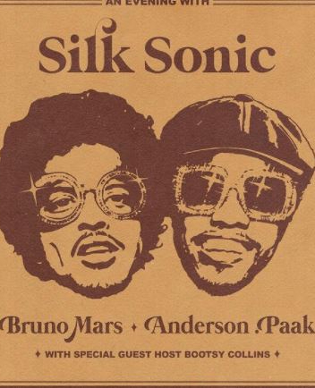 The cover of the first album by the newly formed band Silk Sonic