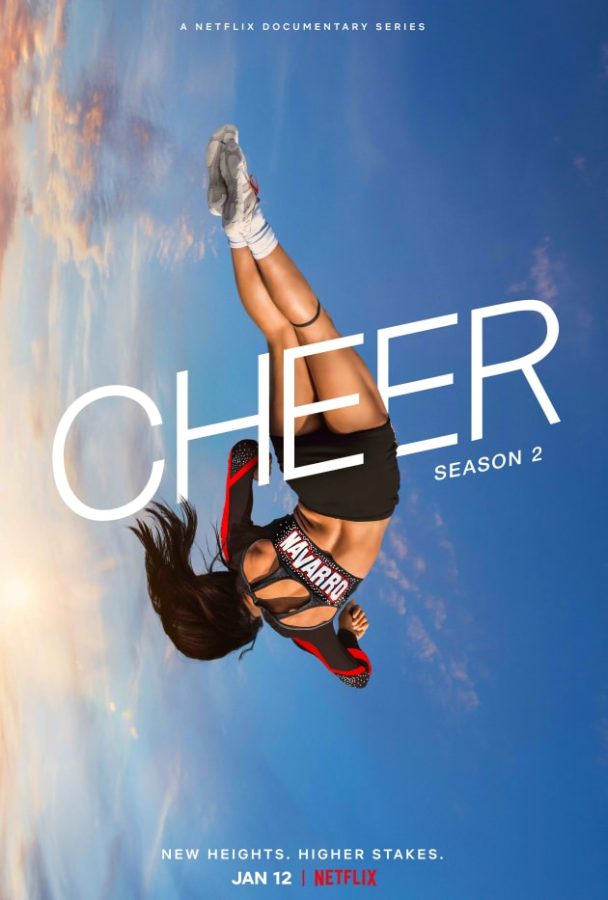 Netflix documentary and TV show named Cheer season two poster 
