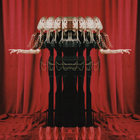 The album cover for AURORAs third studio album, The Gods We Can Touch