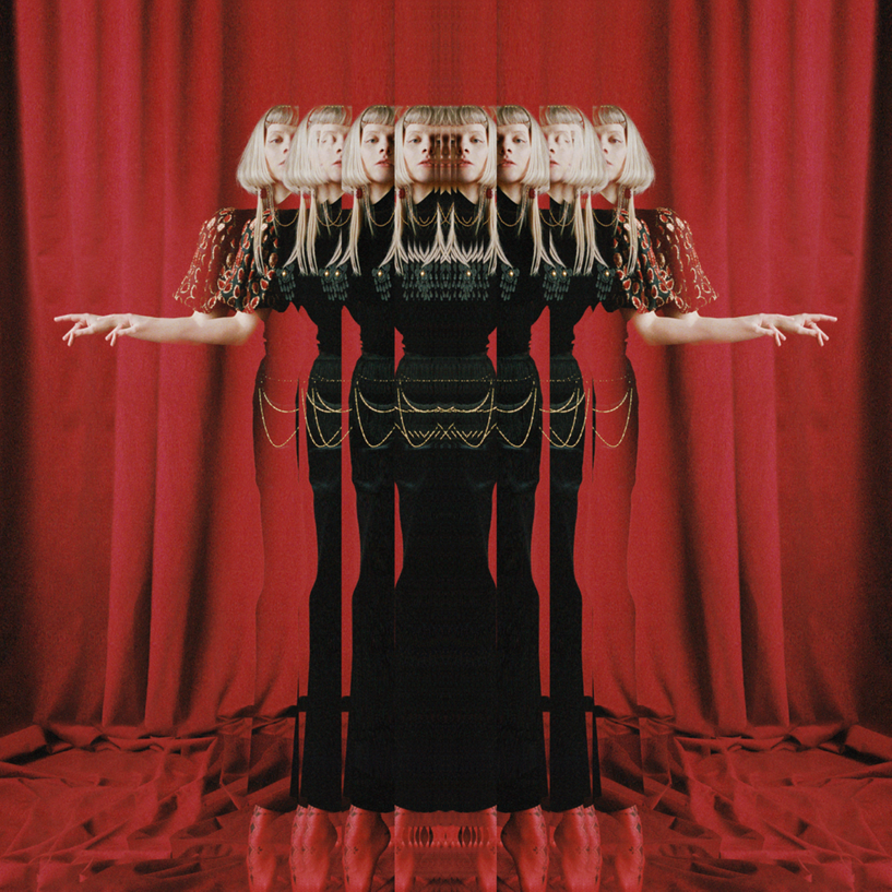 The album cover for AURORAs third studio album, The Gods We Can Touch
