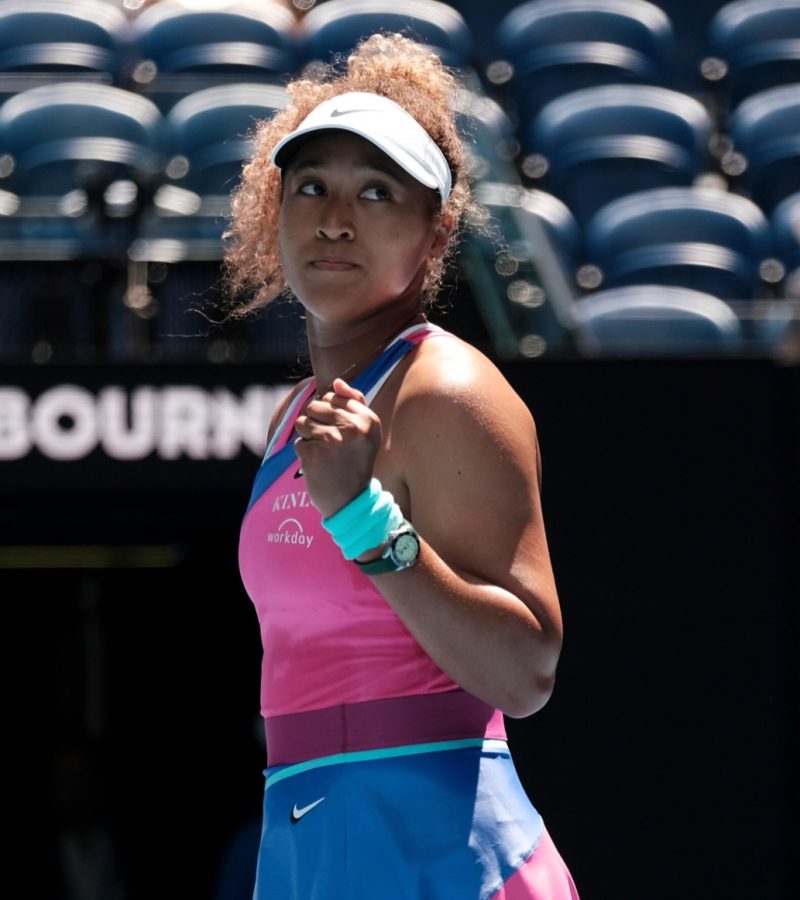 A photograph of professional tennis player Naomi Osaka.