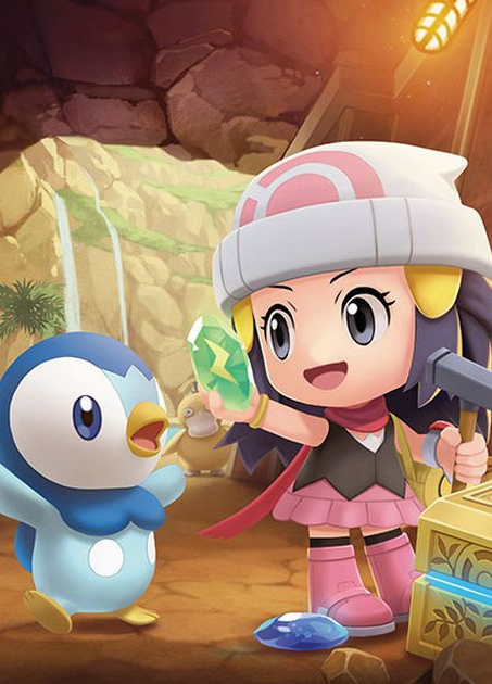 Official+art+of+the+generation+four+remakes+featuring+Dawn+and+her+partner+Piplup