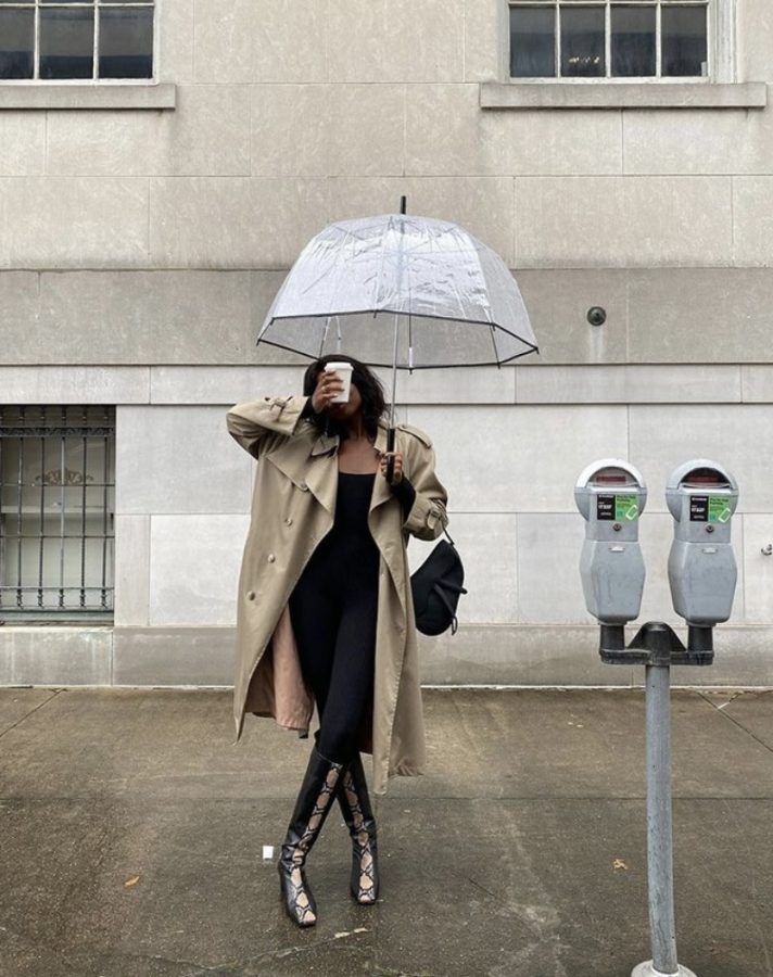 A gloomy forecast entails some chic rainy day fashion