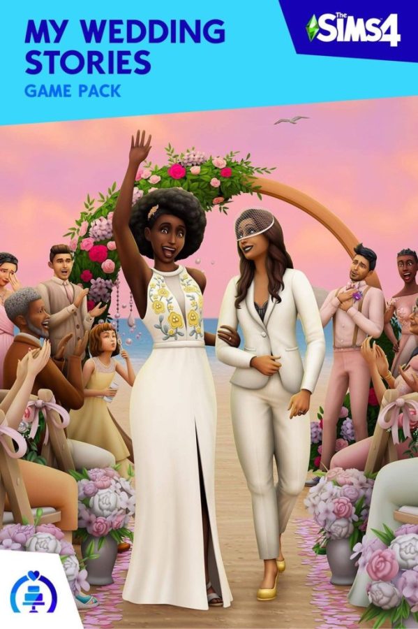 The poster for The Sims 4 Wedding Stories released on February 23rd.