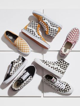 Some of my favorite checkerboard-patterned pairs of vans in all different styles.  