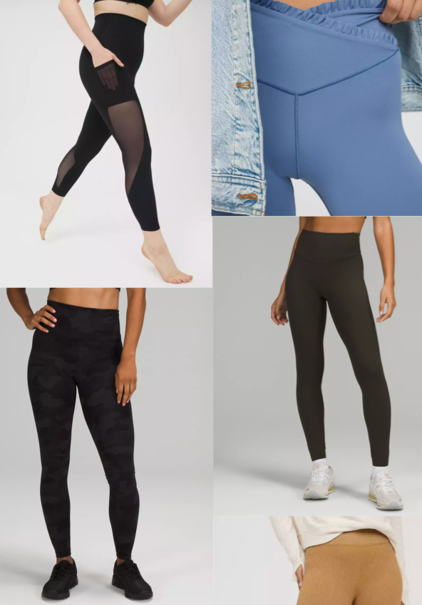 Some of the more original styles of leggings, but still are not my preference.