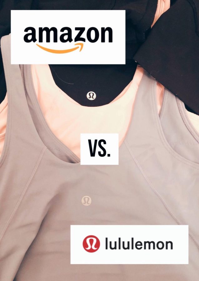 Amazon dupe against the original Lululemon to see which product is worth more hype