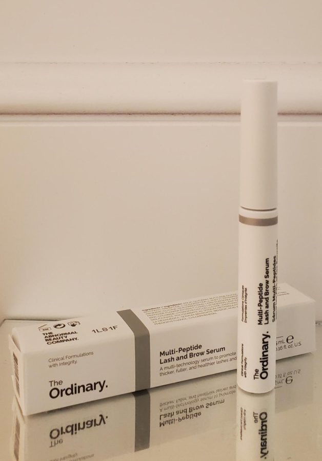 The five milliliter tube of Multi-Peptide Brow and Lash Serum