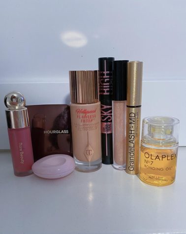 A photograph of the beauty products mentioned.