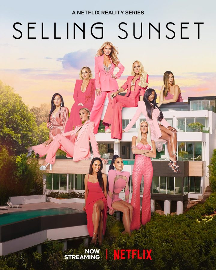 season five of Netflixs Selling Sunsets reality TV show poster