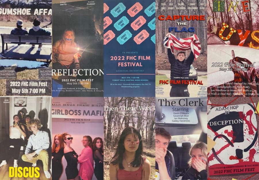 All of the Film Fest posters for this years event.