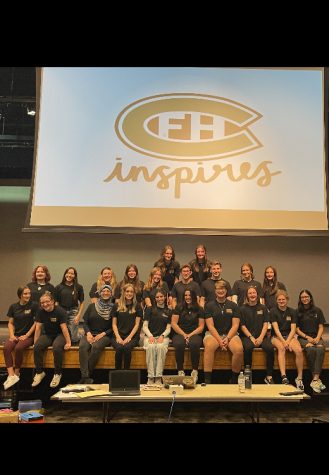 A group photo of the students involved in FHC Inspires 2022