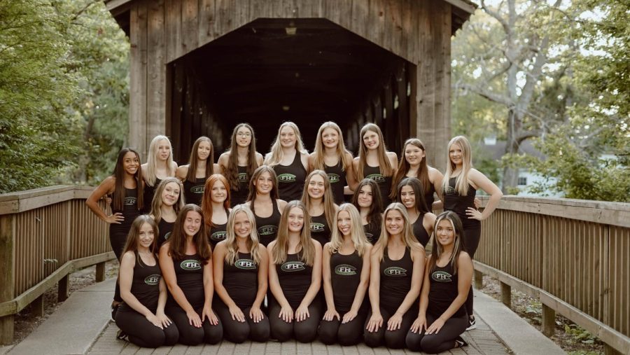 The dance team this 2022-2023 school year